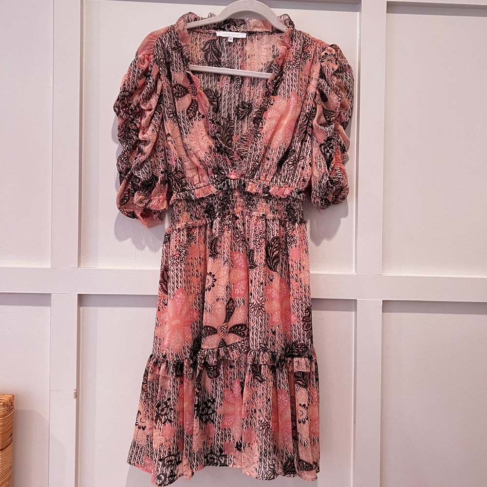 Olivaceous Flowy Mini dress!